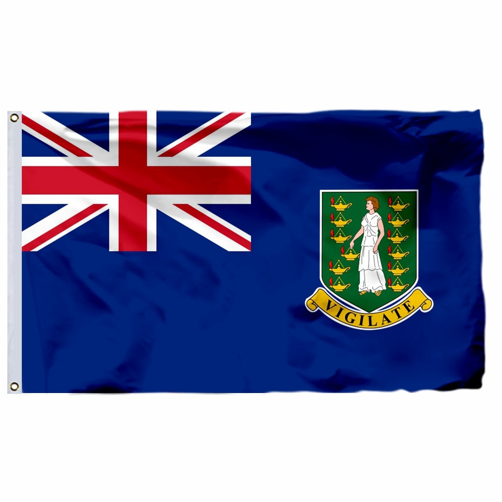 Bandeira Ilhas Virgens Britânicas (Reino Unido)