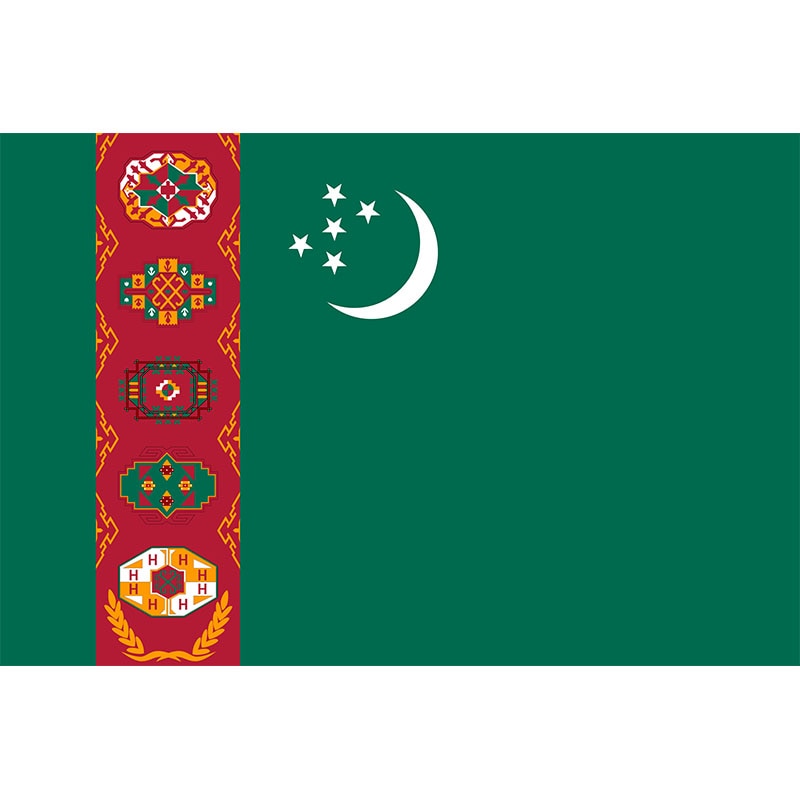 Bandeira Turcomenistão