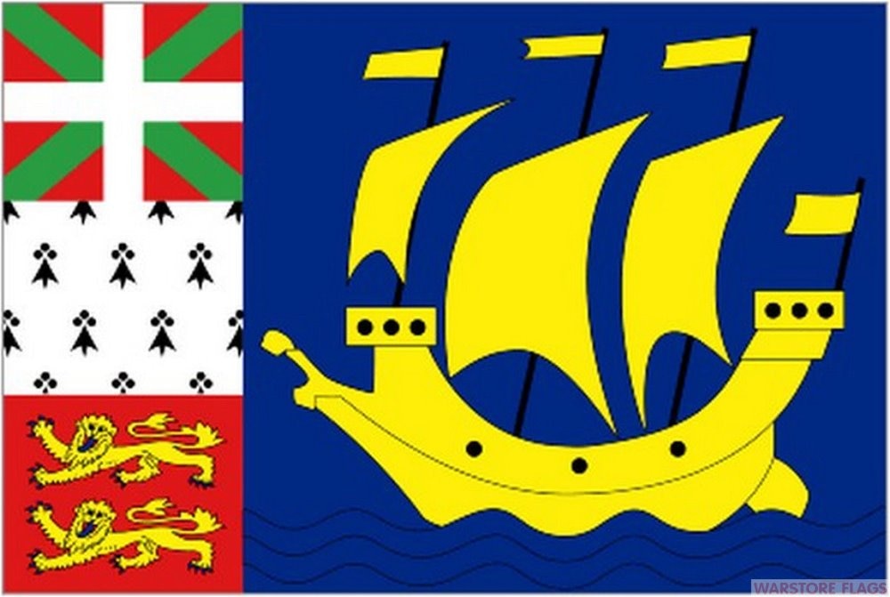 Bandeira São Pedro e Miquelão (França)