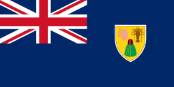 Bandeira Ilhas Turcas e Caicos (Reino Unido)