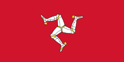Bandeira Ilha de Man (Reino Unido)