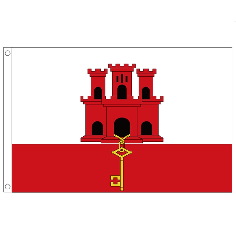 Bandeira Gibraltar (Reino Unido)