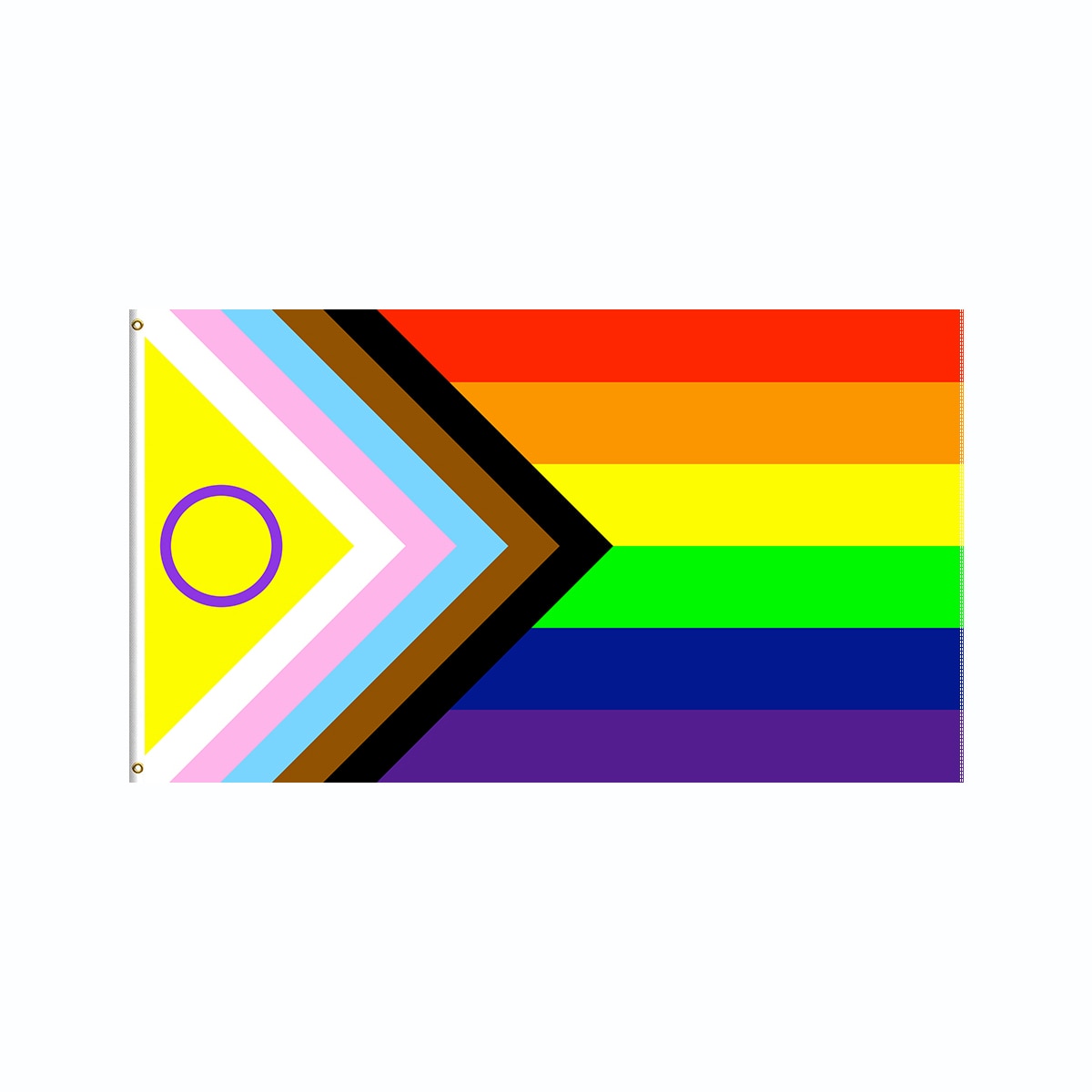 Nova Bandeira Progressista LGBTQIAPN+ Intersexo
